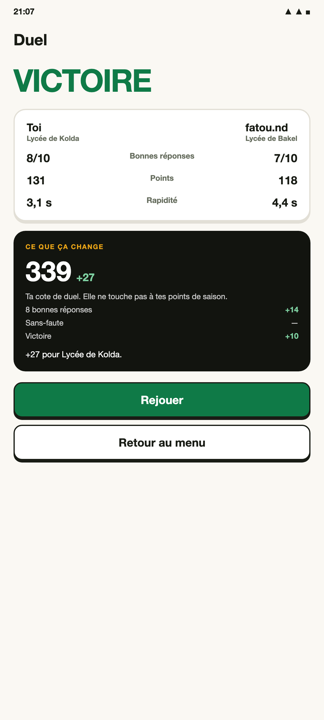 La victoire